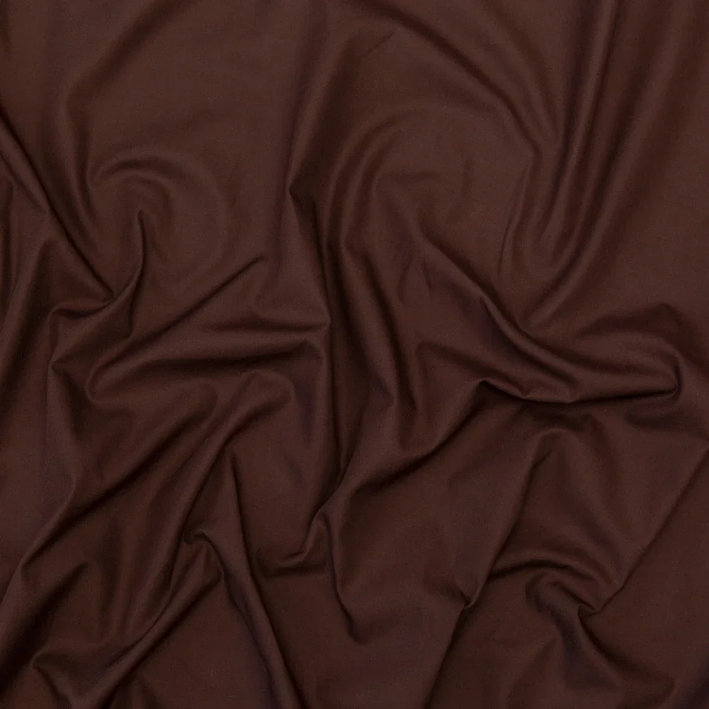 Image of Chocolate Brown Cotton Twill