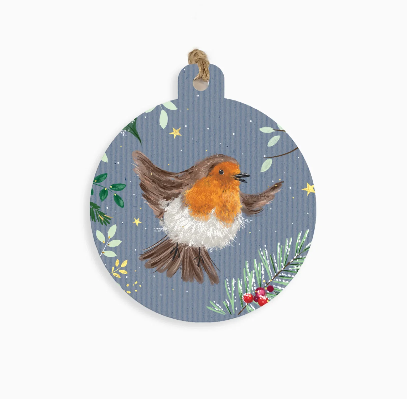 Image of ZWT40 - Robin Christmas Gift Tags (6 pack)