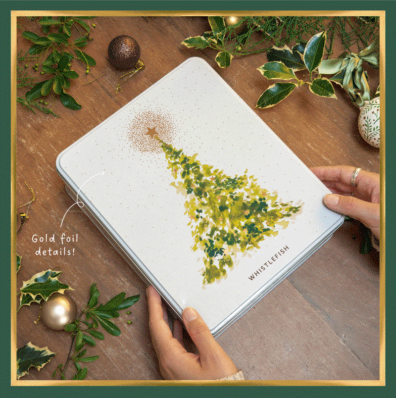 Free festive gift tin when you spend £20