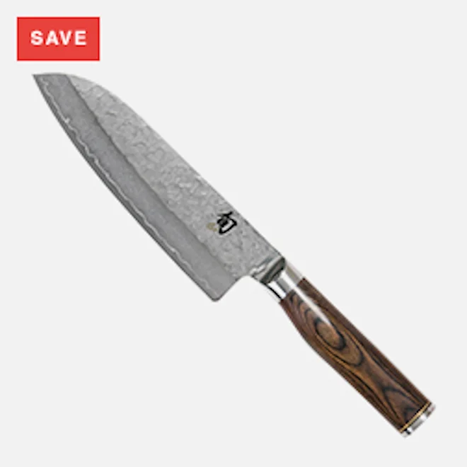 KAI Shun Premier Hammered Santoku Knife, 18cm