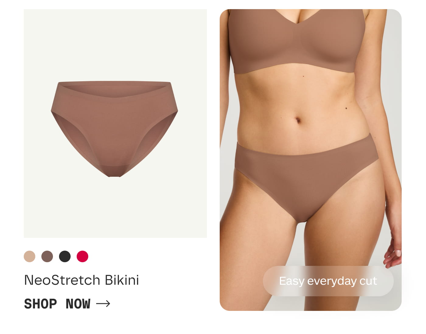NeoStretch Bikini | SHOP NOW | Easy everyday cut