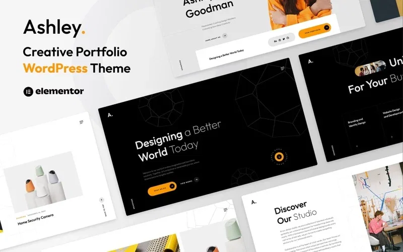 Ashley - Creative Portfolio and Agency WordPress Theme