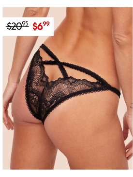Kimmy Cheeky Black - 6.99 dollars