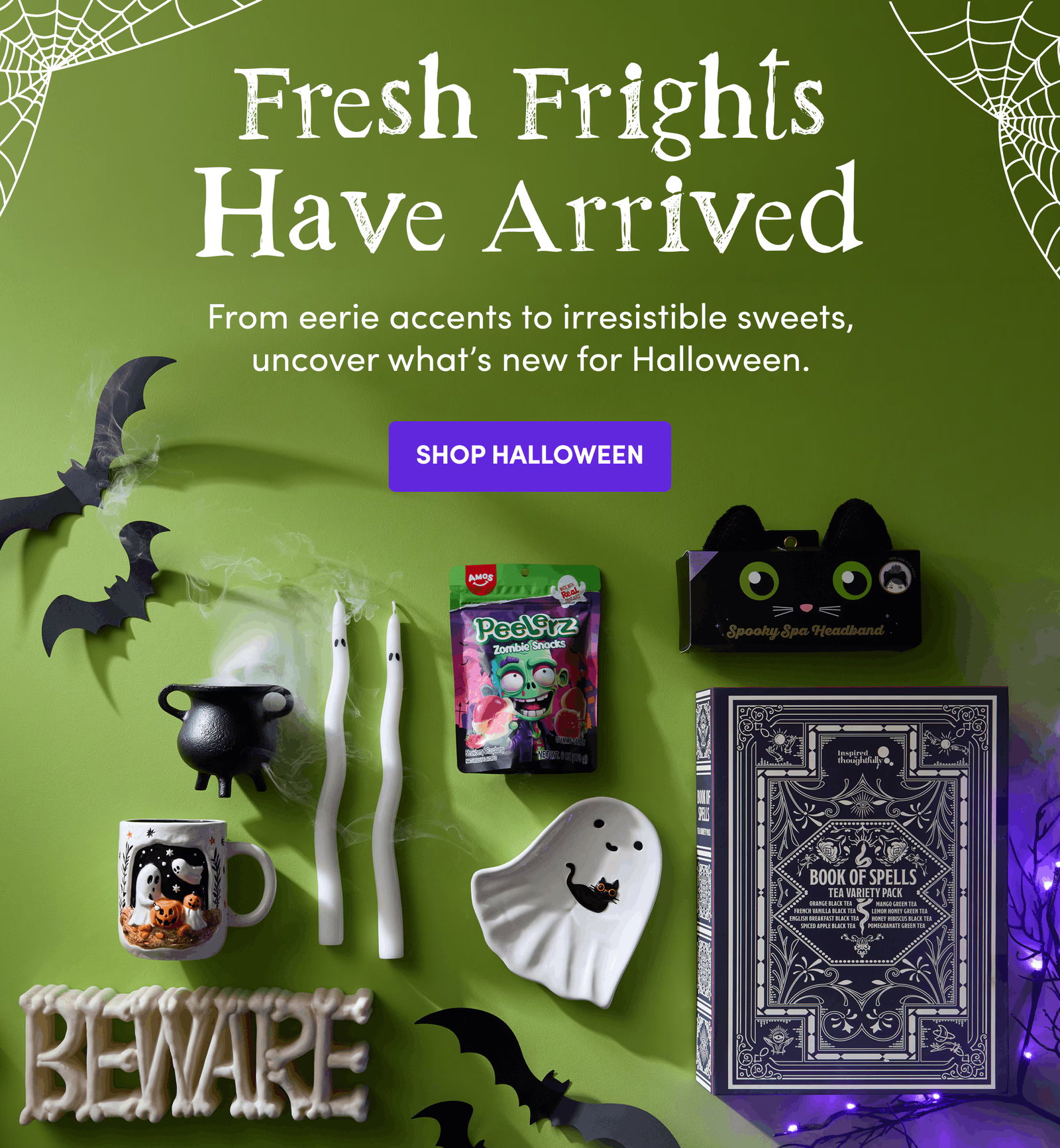 Fresh Frights Have Arrived | From eerie accents to irresistible sweets, uncover what’s new for Halloween. | SHOP HALLOWEEN