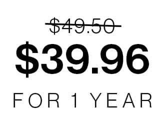 $34.96 for 1 year.