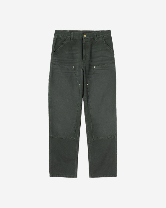 Carhartt WIP Double Knee Pant | Raven (Stone Canvas)