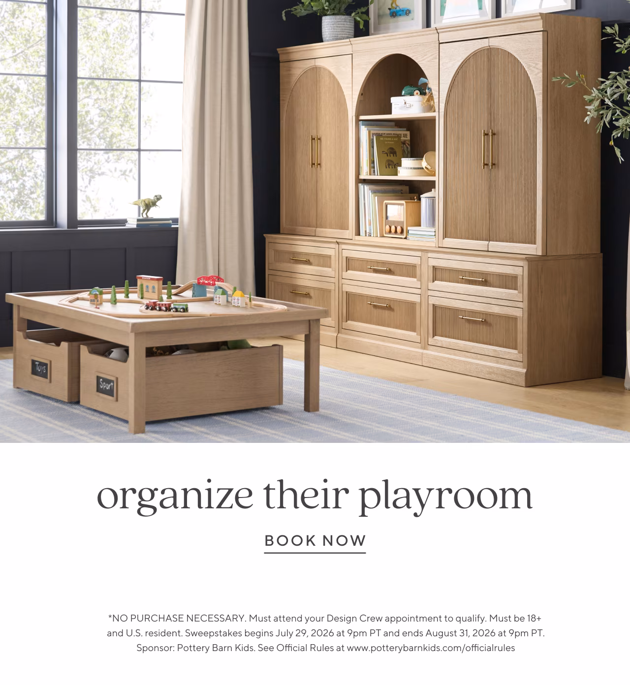 organize their playroom
