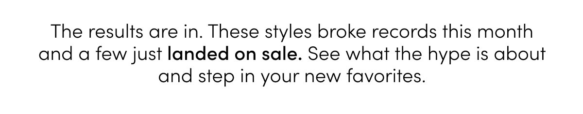 See the styles that broke records 