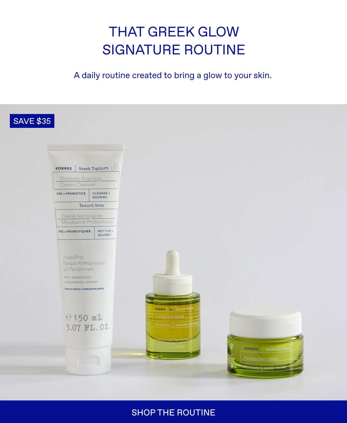 Shop the routine