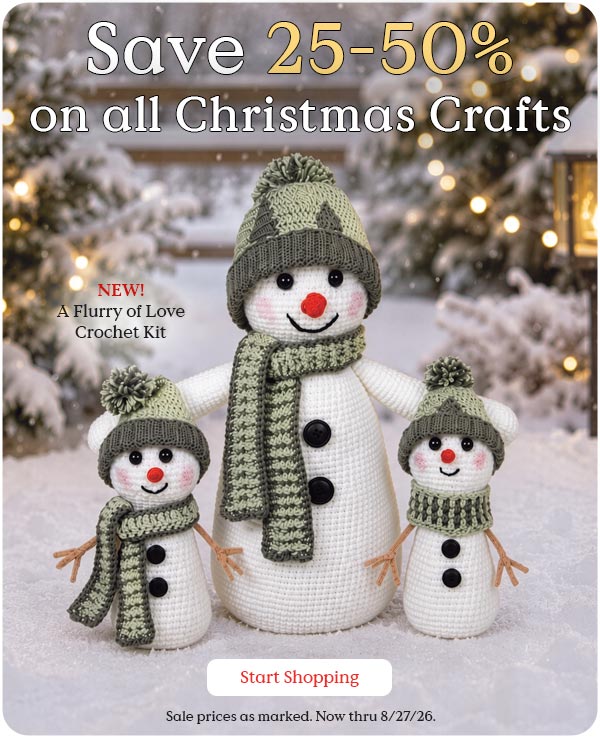 25-50% Off All Christmas Crafts