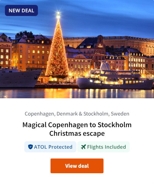 Magical Copenhagen to Stockholm Christmas escape