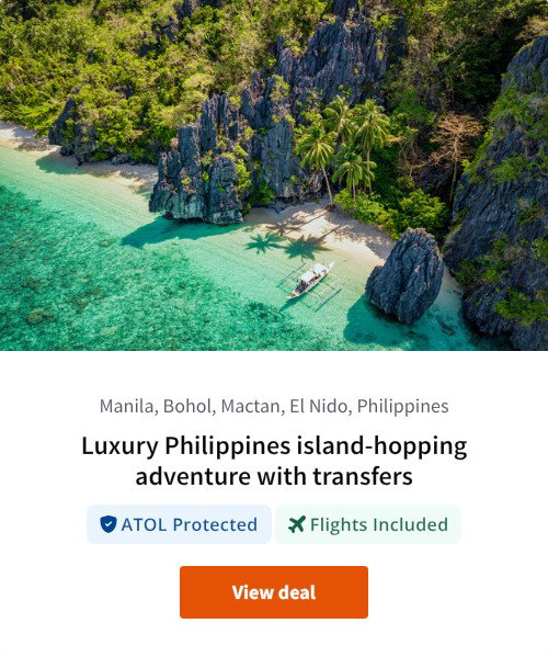 Luxury Philippines island-hopping adventure with transfers