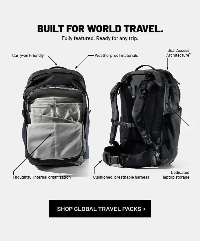 Built for world travel. fully featured. ready for any trip