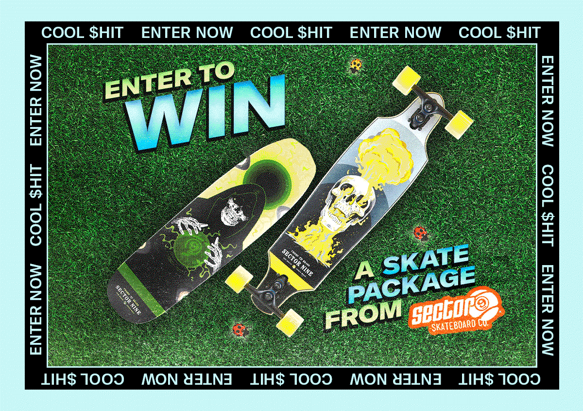 Enter to win a skate package from Sector 9! | Download the Zumiez App to enter