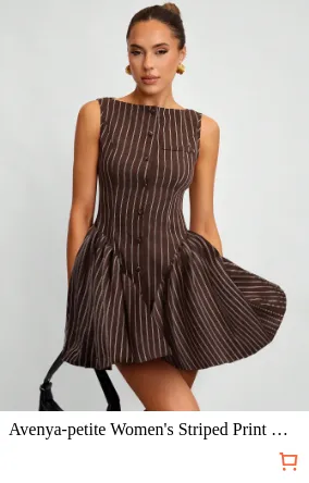 Avenya-petite Women s Striped...
