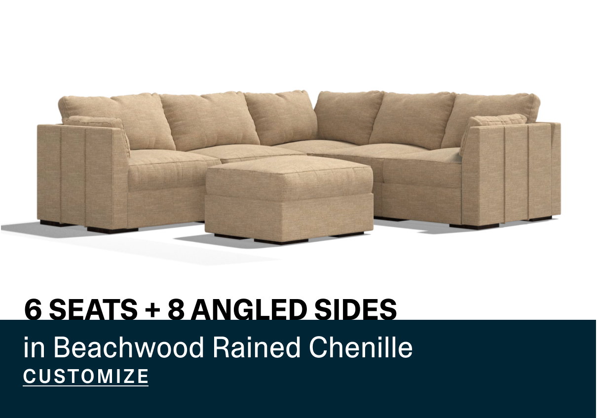 6 SEATS + 8 ANGLED SIDES
