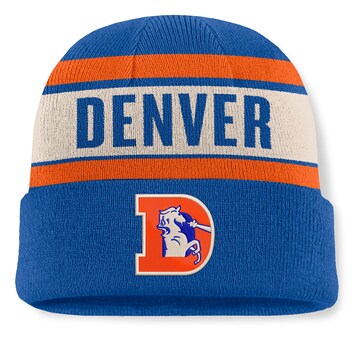 Men's Fanatics Royal Denver Broncos Chip Pass Cuffed Knit Hat