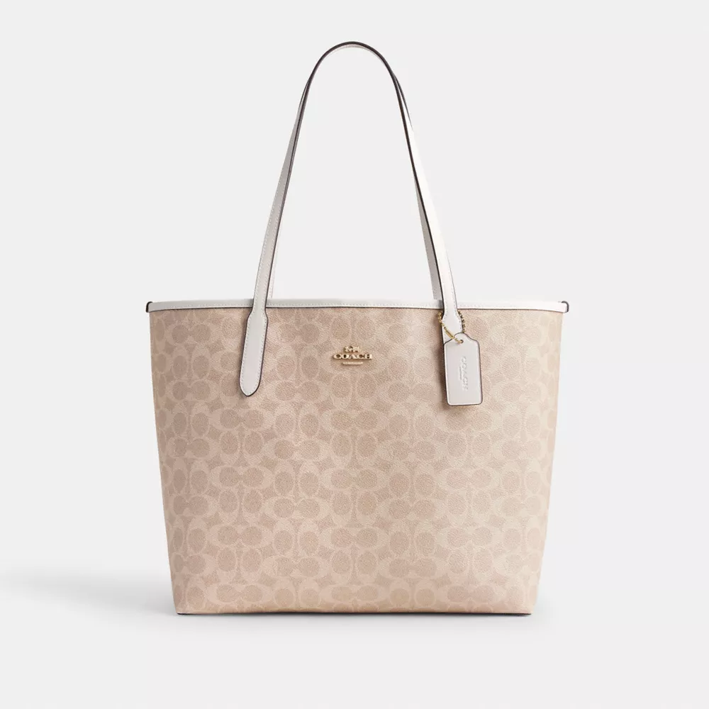 City Tote Bag In Signature Canvas