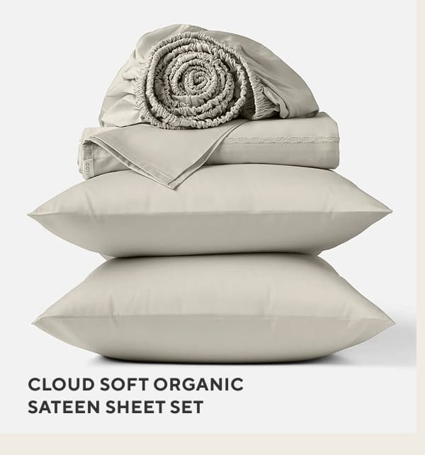 Cloud Soft Organic Sateen Sheet Set