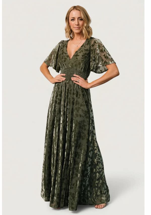 Veronica Velvet Maxi Dress