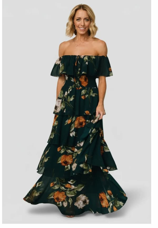 Carina Off Shoulder Maxi Dress