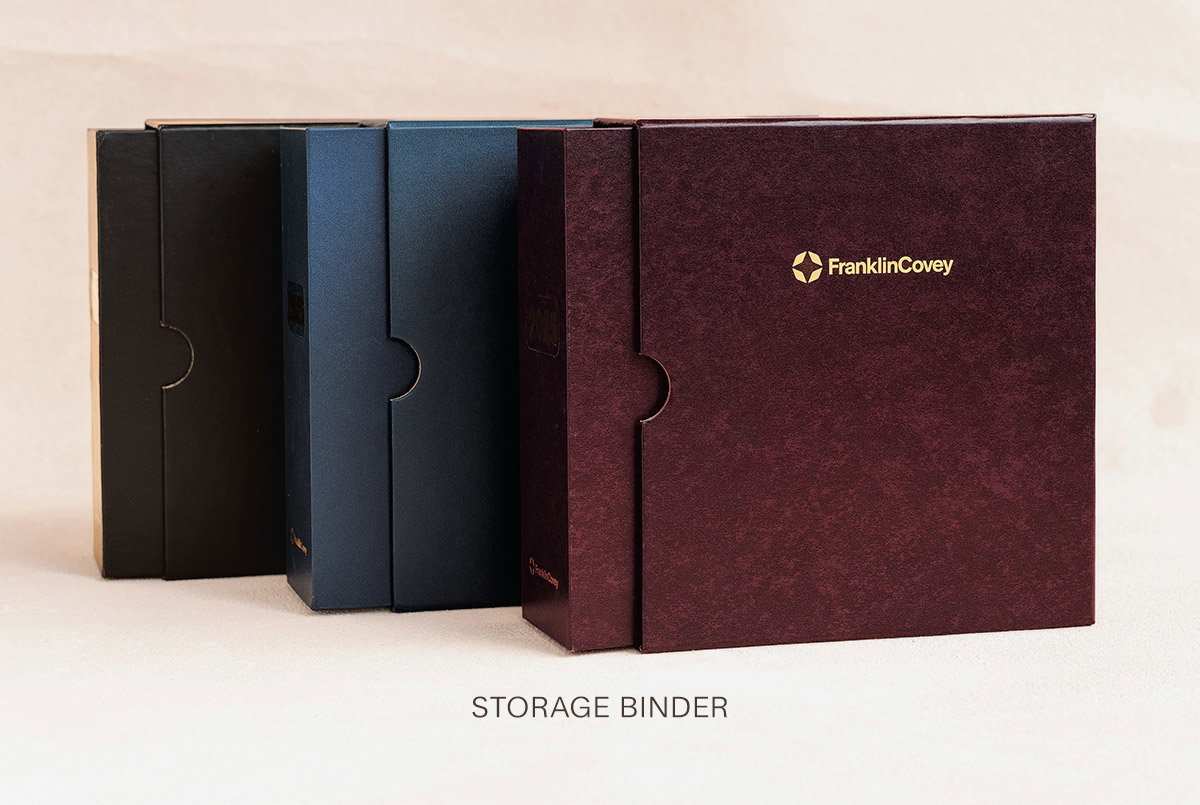 Storage Binders.
