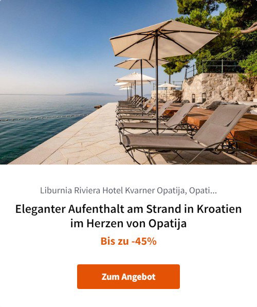 Eleganter Aufenthalt am Strand in Kroatien im Herzen von Opatija