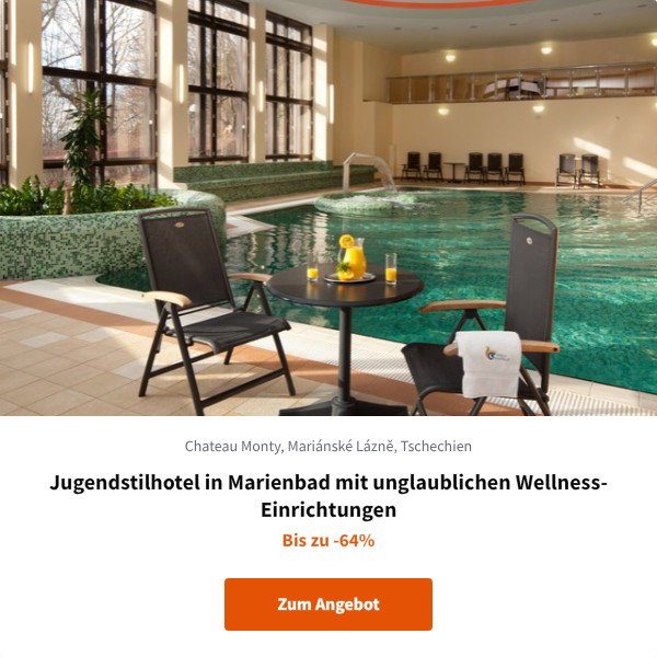 Jugendstilhotel in Marienbad mit unglaublichen Wellness-Einrichtungen