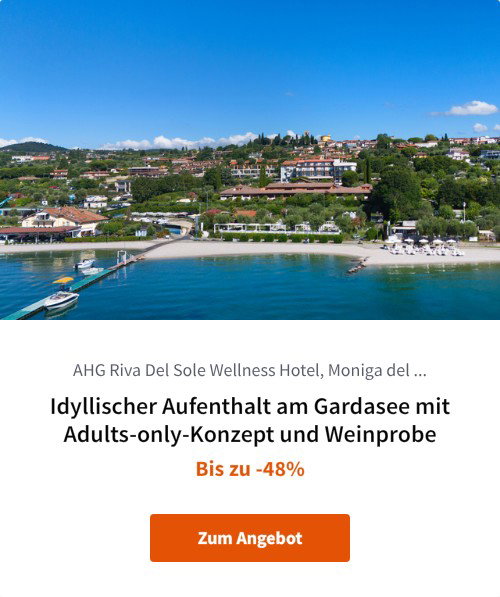 Idyllischer Aufenthalt am Gardasee mit Adults-only-Konzept und Weinprobe