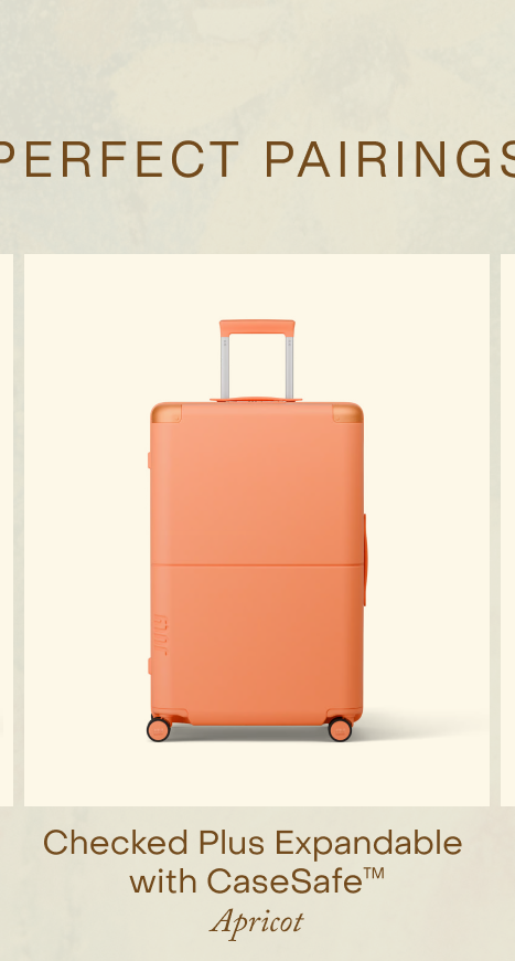 Checked Plus Expandable with CaseSafe™ Apricot