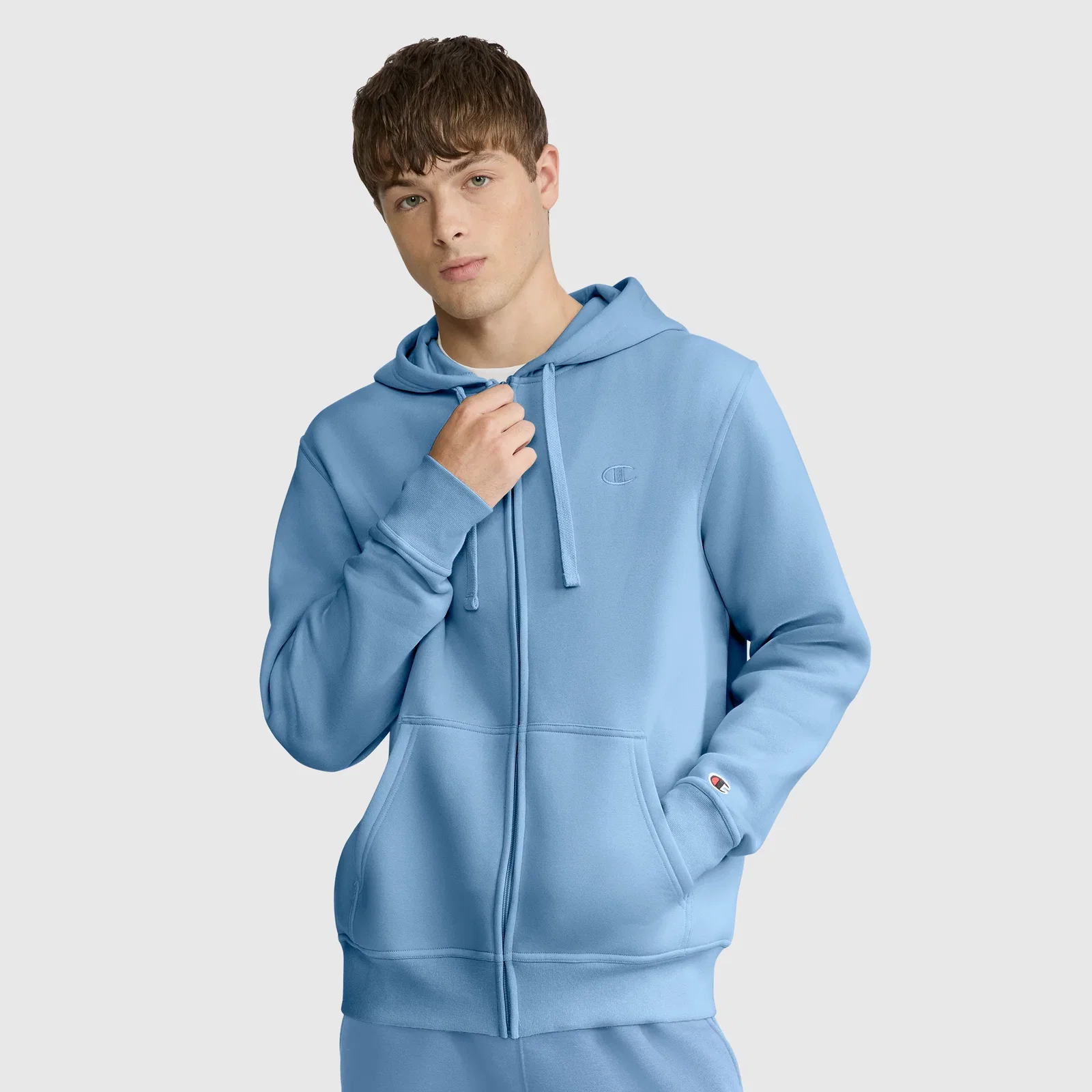 Image of Powerblend Full-Zip Hoodie, C Logo