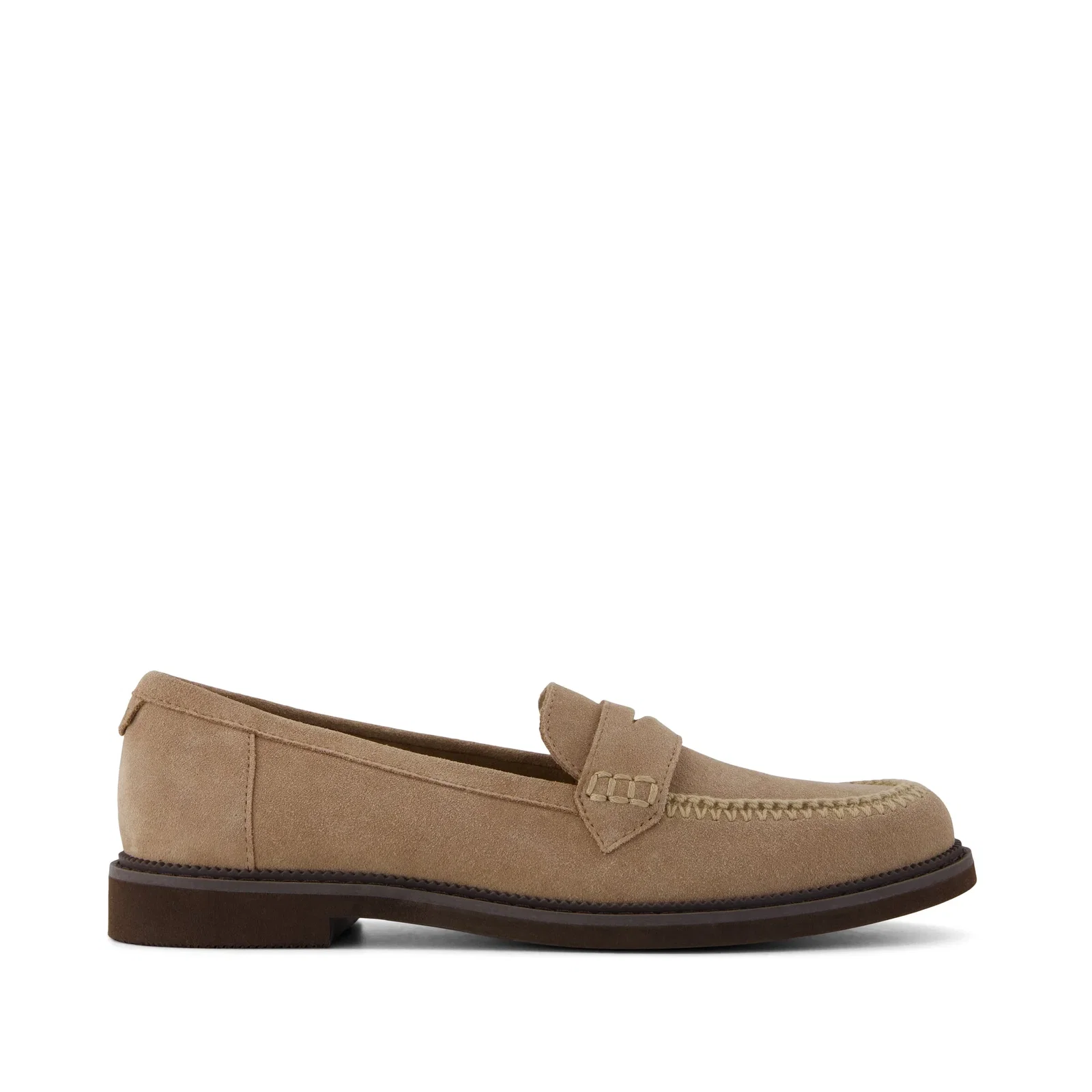 Image of Womens Marie Loafer Taupe Suede