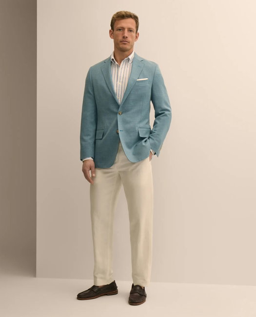 Image of Classic Fit Wool Hopsack Sport Coat