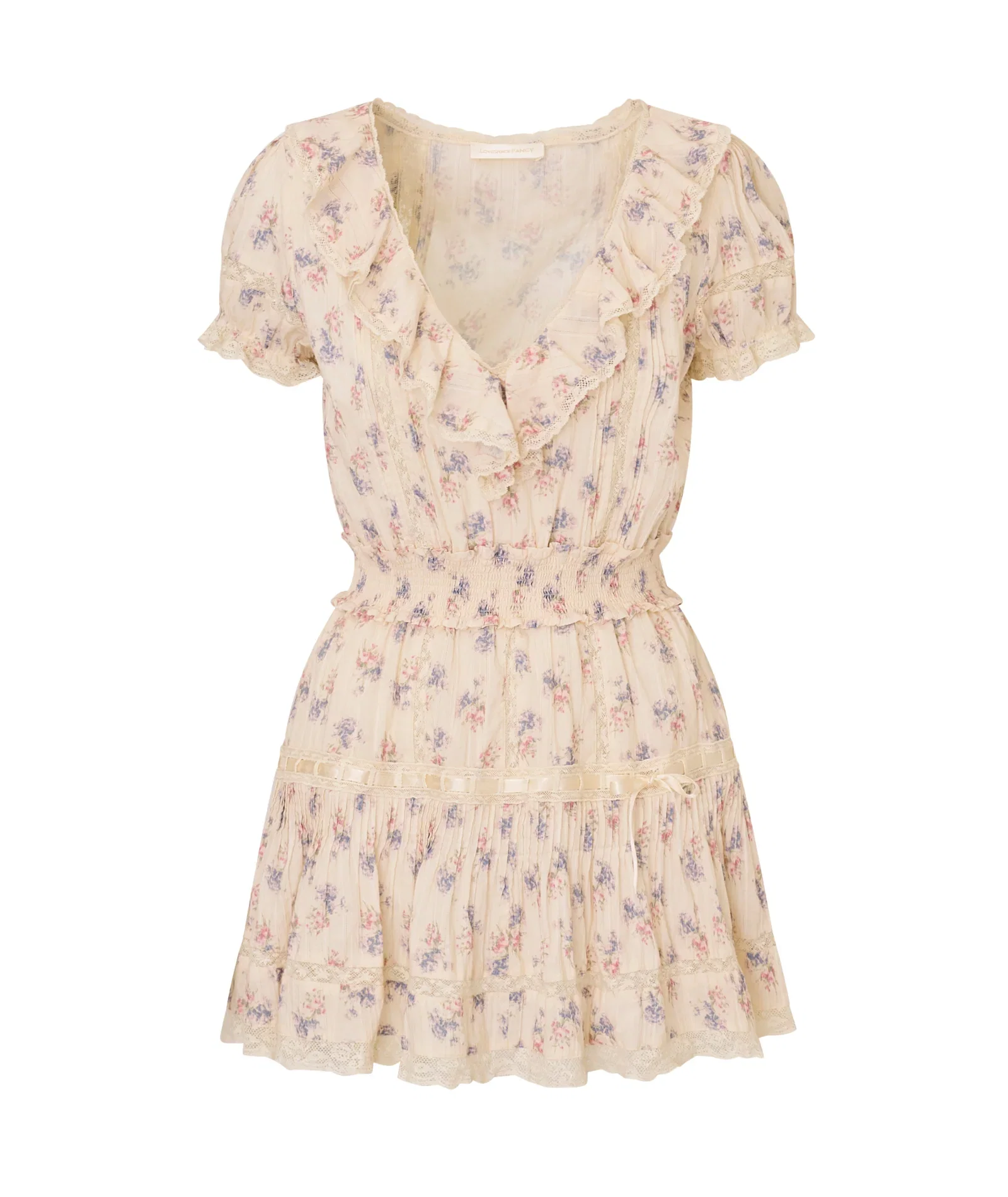 Image of Love Shack Fancy Women Devella Dress Antique Vanilla