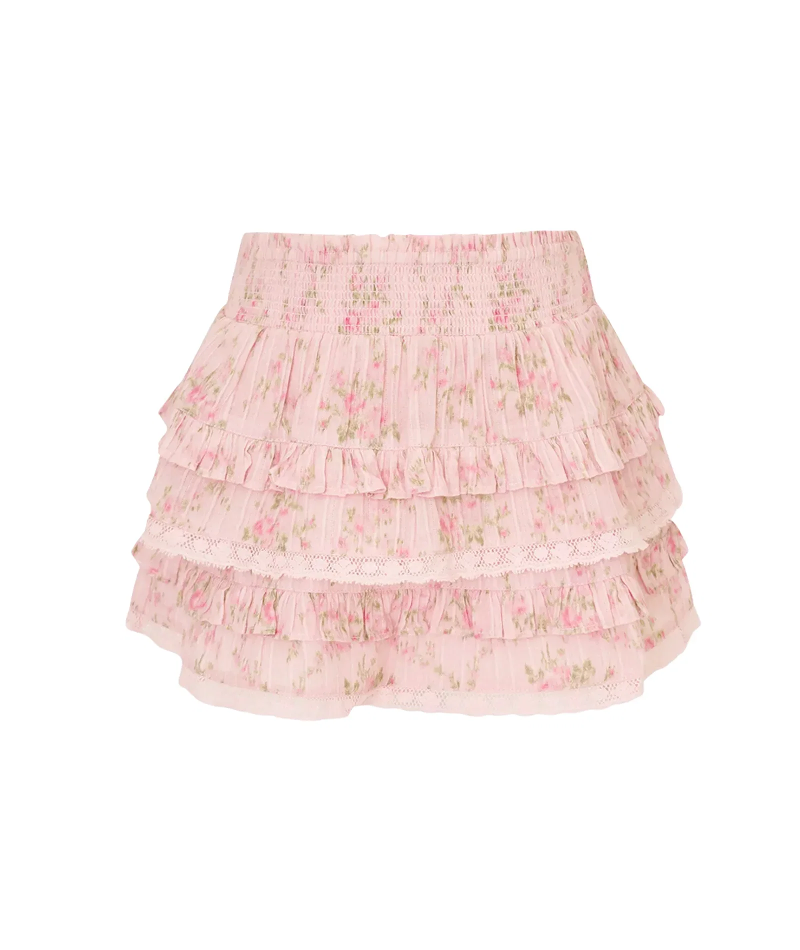 Image of Love Shack Fancy Tween Billie Skirt Spiced Camellia