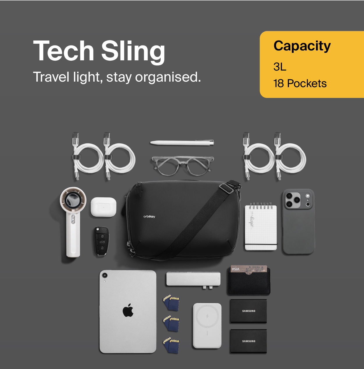 an image of a promotional ad for a travel wallet