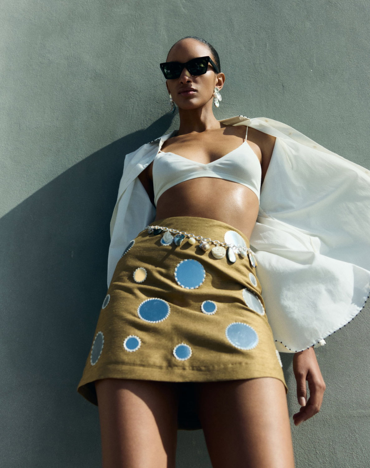 MIRROR MINI SKIRT