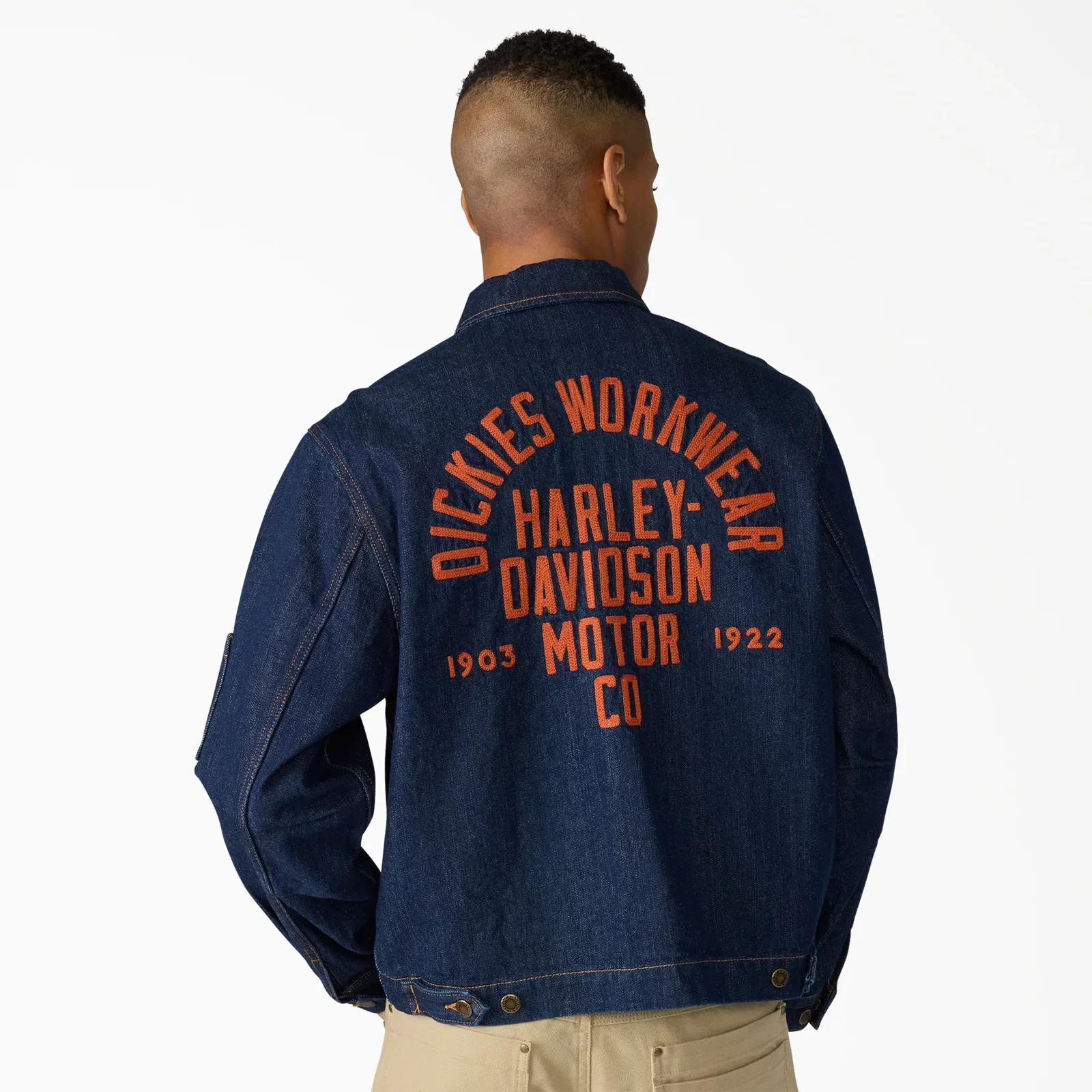 Image of Dickies x H-D® Embroidered Denim Jacket