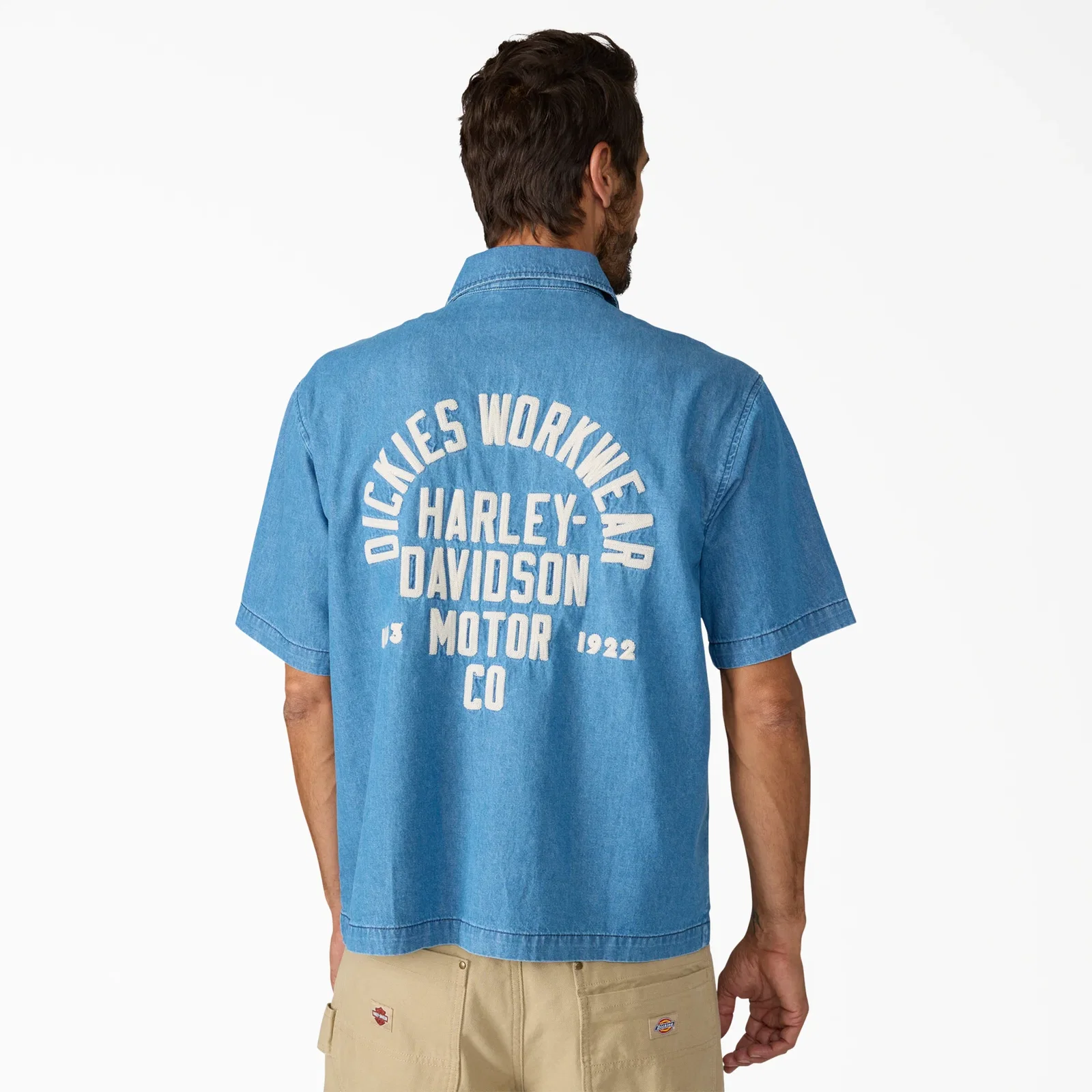 Image of Dickies x H-D® Chambray  Work Shirt