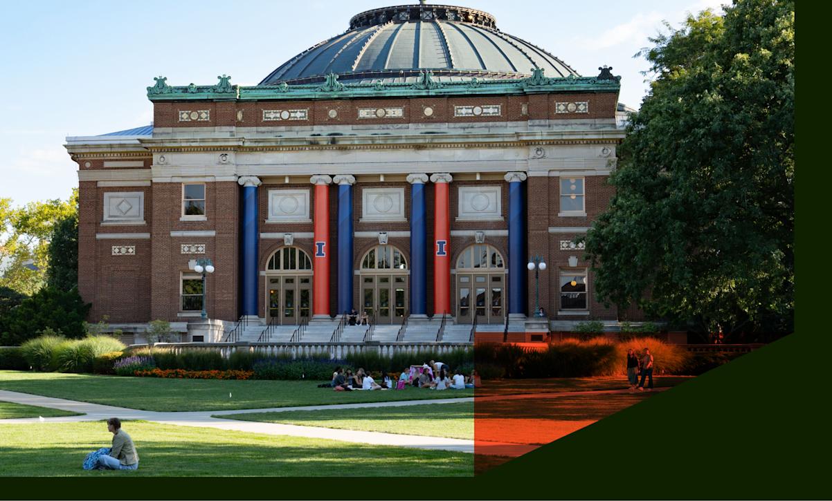 Illini Union (student union) of University of Illinois, Champagne-Urbana. 