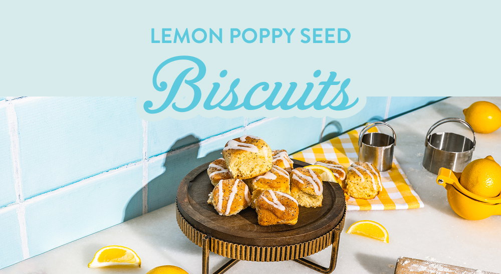 Lemon poppy seed Biscuits