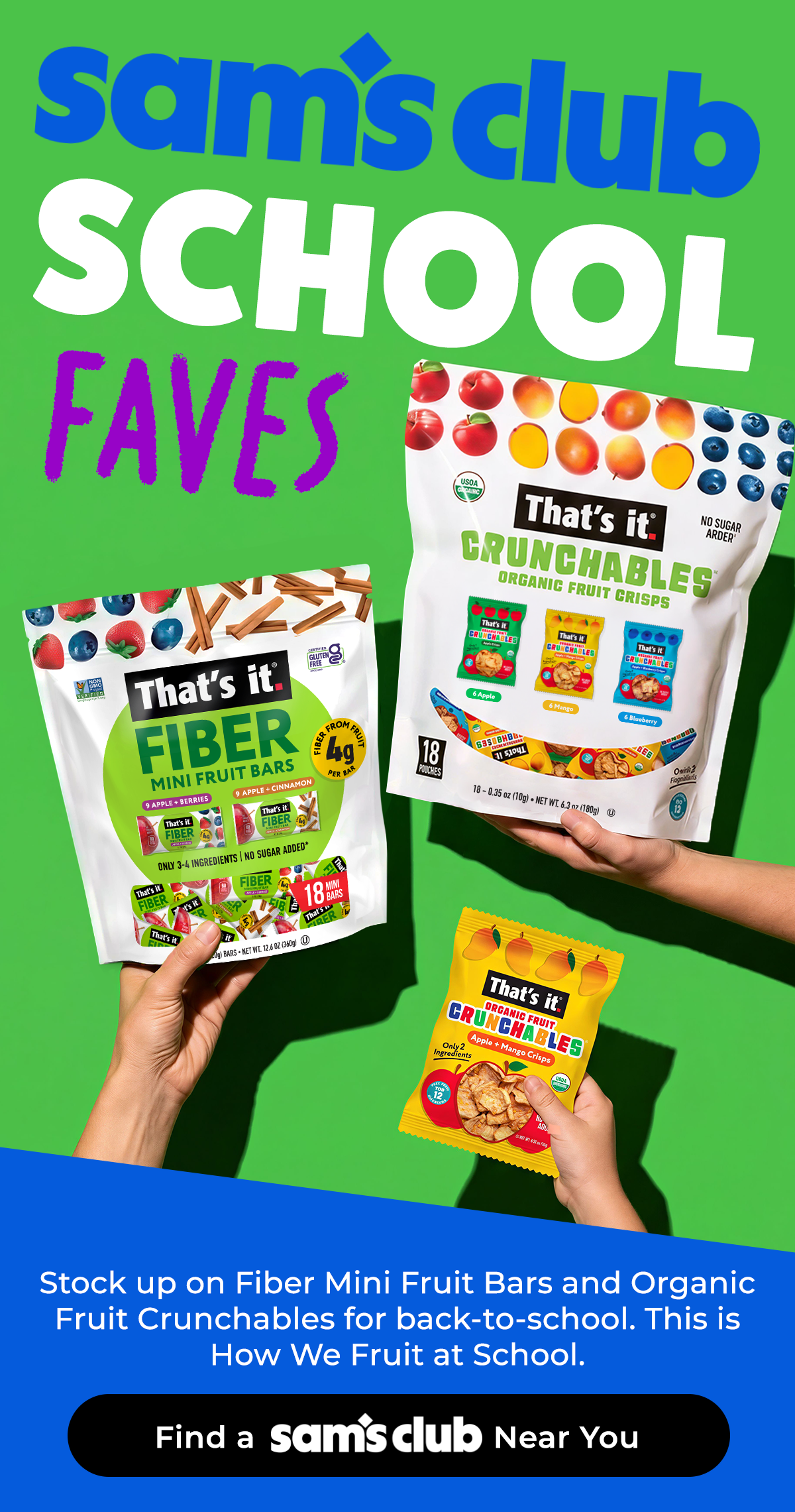 Sam's Club School Faves