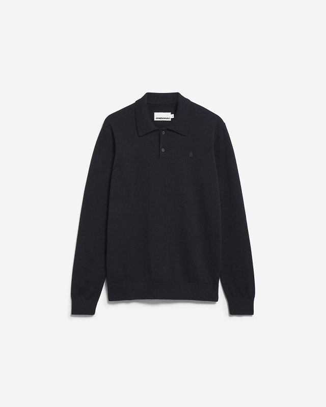 LONGSLEEVE KNIT POLOSHIRT
