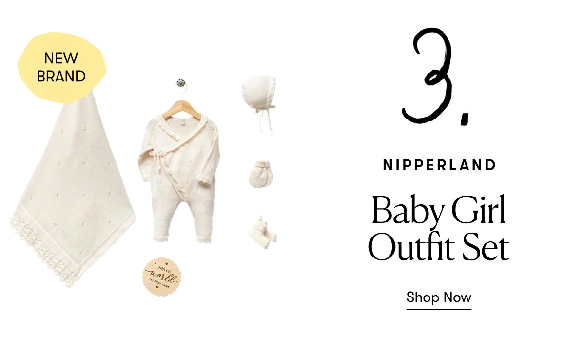 Nipperland — Baby Girl Outfit Set (New Brand)