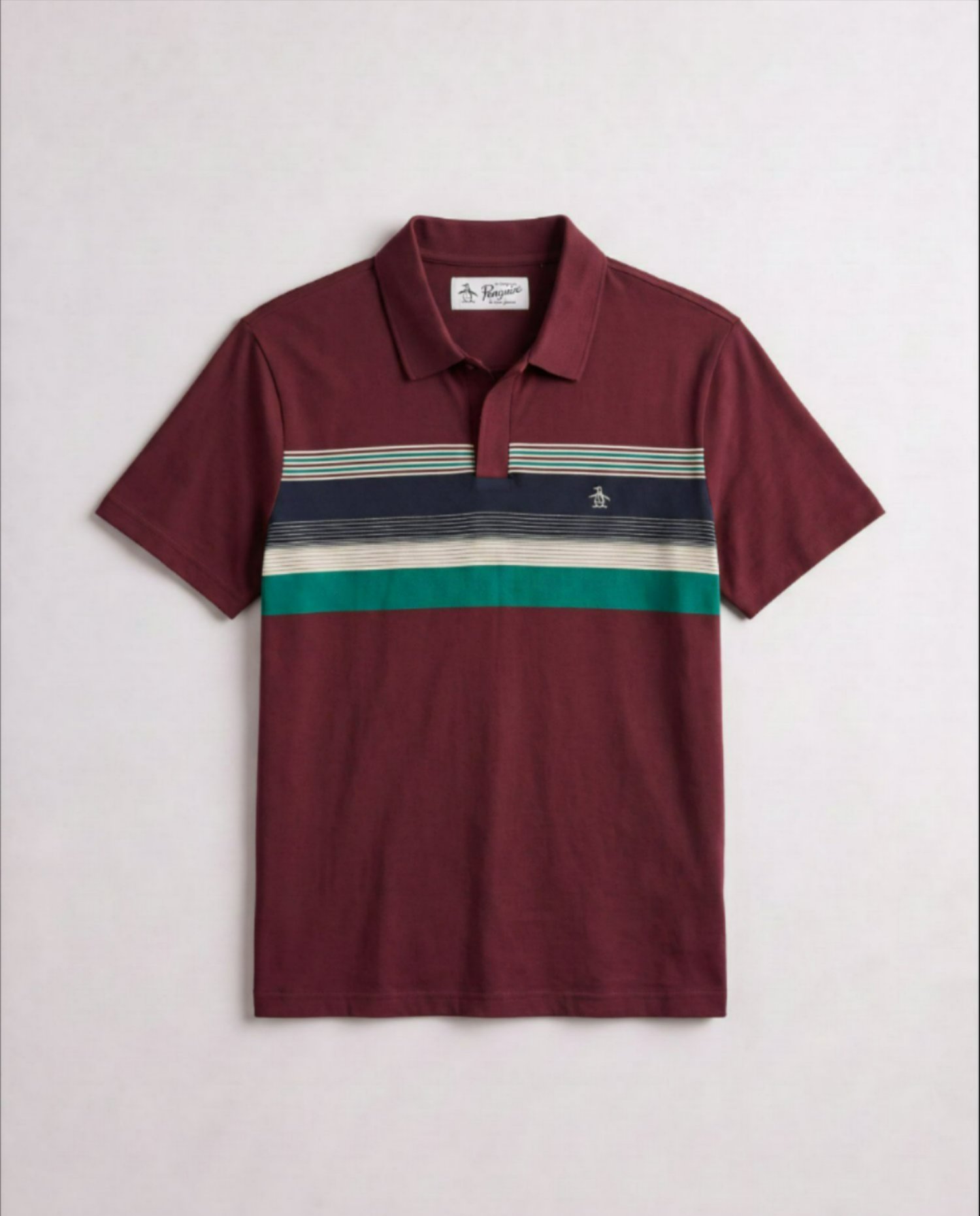 Pentacolor Chest Striped Polo
