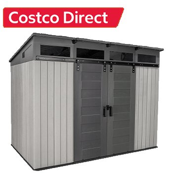 Lifetime Split Barn Door 10' x 6.5' Outdoor Storage Shed