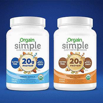 Orgain USDA Organic Simple Plant Protein Powder