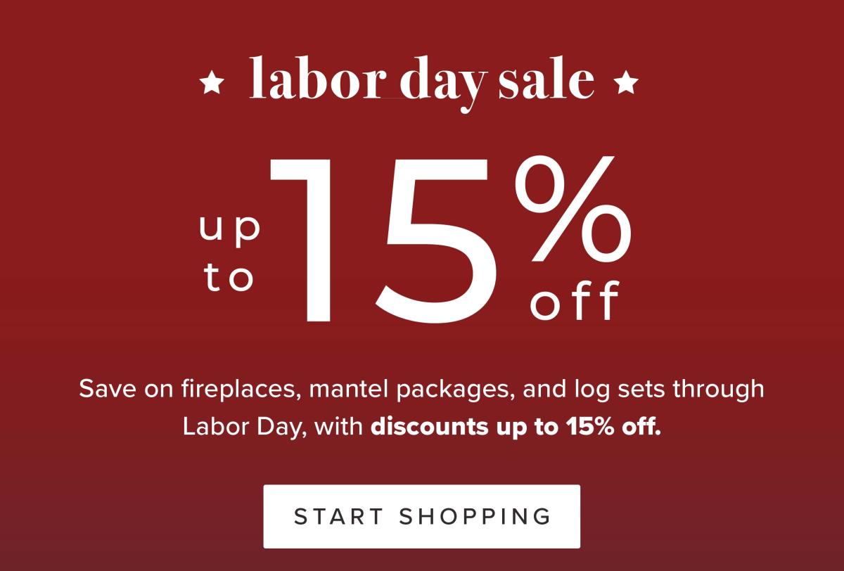 Labor Day Sale up to 15% Off