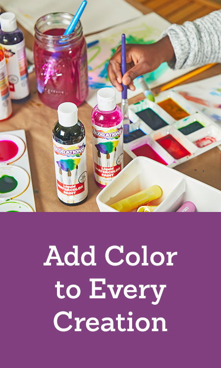 Add color to every creation. Shop Paint & Paint Tools.