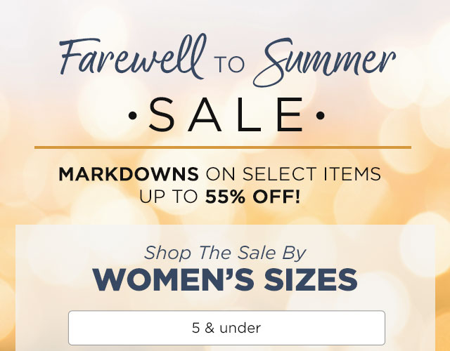 Women's Size 5 & Under